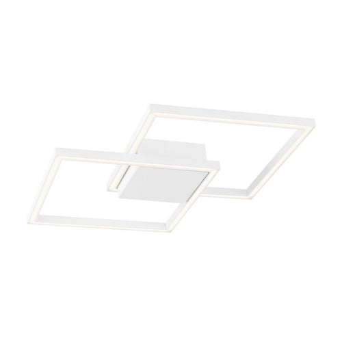 Merano Atlanta Geïntegreerde LED Semi Flush Light Wit Aluminium LED 25W 1600Lm 3000K