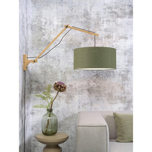 GOOD&MOJO wandlamp Andes - bruin - Ø47cm - vtwonen shop