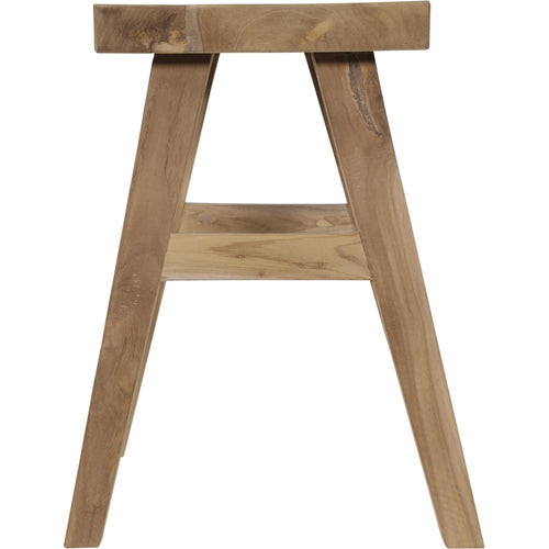 Lesli Living krukje teak - zwart - 40x30x50cm