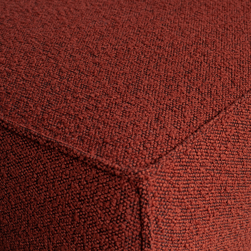 WOOOD hoekbank rechts Statement - Bouclé - Chestnut - 77x274x210