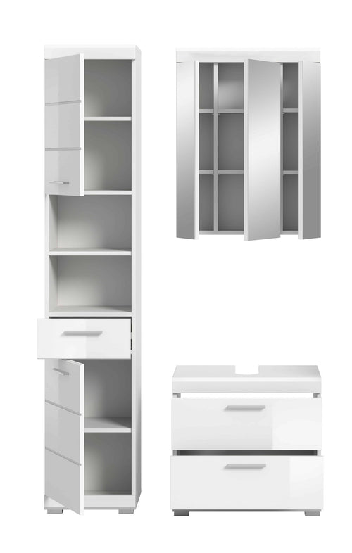 Furnilux Badkamercombinatie Scout 3-Delig - 112cm x 191cm x 37cm