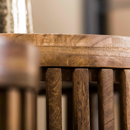 Giga Meubel Salontafel Tweak - Naturel Hout - Set van 2 - 65x65x40cm - vtwonen shop