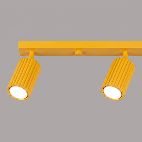Sollux Lighting Plafondlamp KARBON 6L geel - 117x6,5x16,5cm