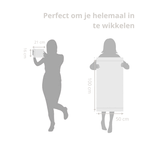 Ten Cate handdoeken 6 stuks - 50x100 cm - washandjes 6 stuks - wit - vtwonen shop