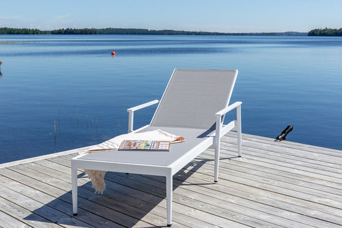Rebellenclub Ligstoel Solis - Set van 2 - Wit