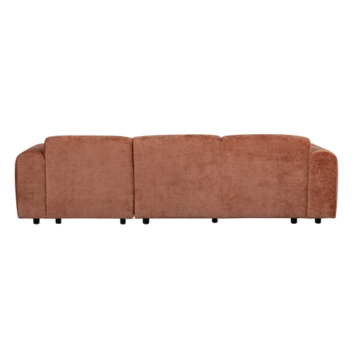 WOOOD chaise longue bank rechts Cloud - Chenille - Terra - 80x280x165