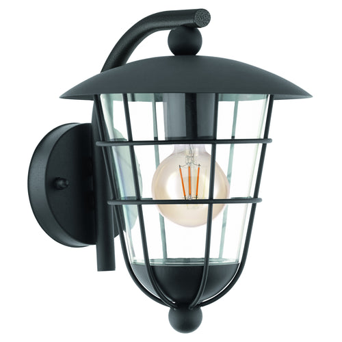 EGLO wandlamp buiten Pulfero - e27 - 28 cm - zwart - vtwonen shop