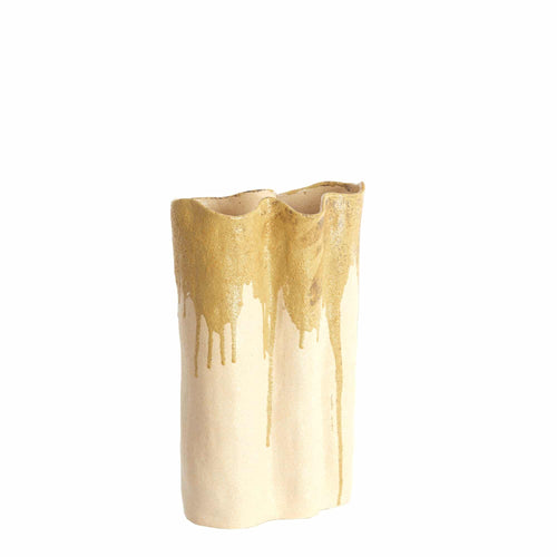 Light & Living vaas Flovilla - wit - 26x14x40cm - vtwonen shop