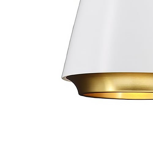 Artdelight hanglamp Santiago - 1 lichts - 35  x 175   cm - wit - goud - vtwonen shop