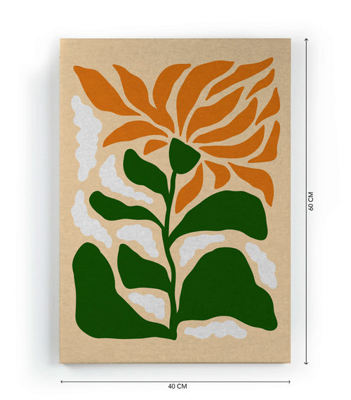 Canvas 60x40 Klaproos