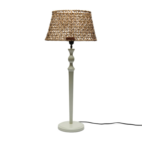 Rivièra Maison Rustic Rattan Weave Lampshade 21x38 - Lasio, Ijzer - Naturel - vtwonen shop