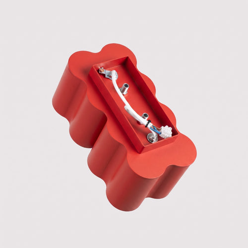 Sollux Lighting Plafondlamp OVIO 2 rood GU10 - 24,5x12x12cm