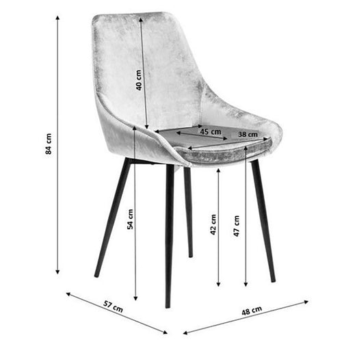 Kare Design Stoel East Side blauw