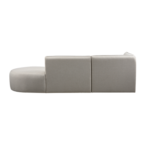 WOOOD loungeset tuin links Chios - Organisch - Zand - 71x258x168 - vtwonen shop