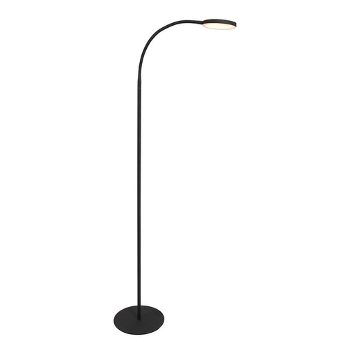 Mexlite vloerlamp Platu - 1 lichts - 64x 132 cm - zwart - vtwonen shop