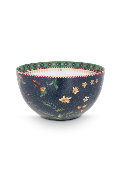 Pip Studio - Berry Blues Blue - Kom - Ontbijtkom - 15cm
