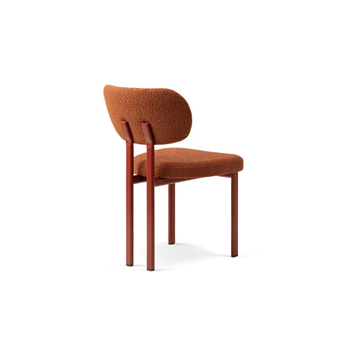 Set van 2 stoelen met gesp Sam boucle terracotta - 52x51x82cm