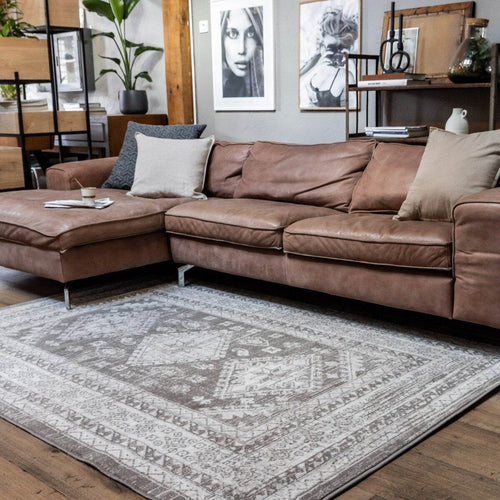 Interieur05 vintage vloerkleed Aila - taupe - 190 x 280 cm