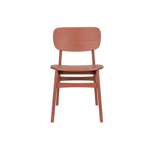 Zuiver Fleur Eetkamerstoelen Rood - Set van 2