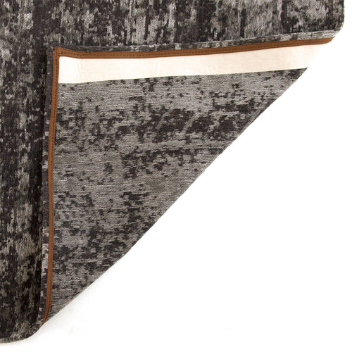Ecorugs vloerkleed Harlem Contrast - zwart - 240x240cm