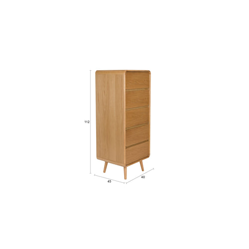 Zuiver Rise Kast/ Ladekast Hout Naturel - vtwonen shop