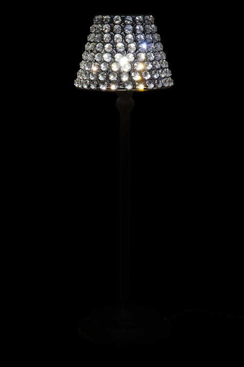 J-Line decoratie Kerstboom - kunststof - wit - medium