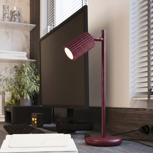 Sollux Lighting Wandlamp KARBON 10 bordeaux - 6,5x8,5x10cm