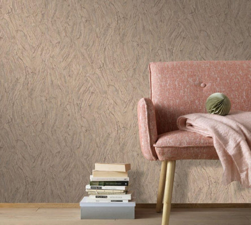 Erismann behang effen bruin - 53 cm x 10.05 m - 661465 - vtwonen shop