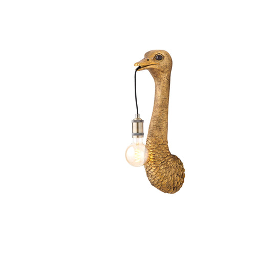 Light & Living wandlamp Ostrich - brons - 18x15.5x57.5cm - vtwonen shop