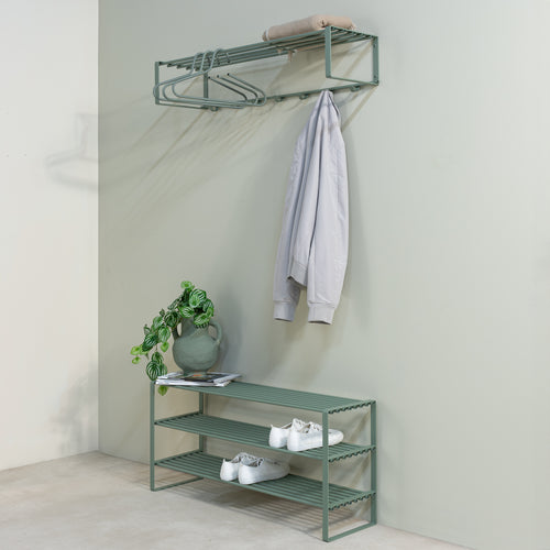 Spinder Design kapstok Rex 2 XL (100 Cm) - Dusty Green - 7 haken
