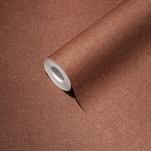 Livingwalls behang effen terracotta - 53 cm x 10.05 m - AS-392661 - vtwonen shop