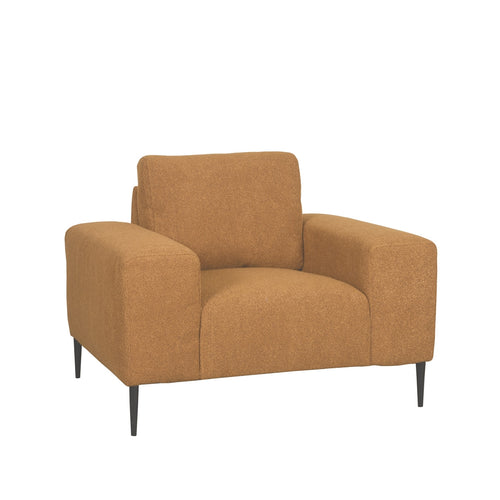 LABEL51 Fauteuil Ferraro - Geel Bouclé - 112x88x85cm - vtwonen shop