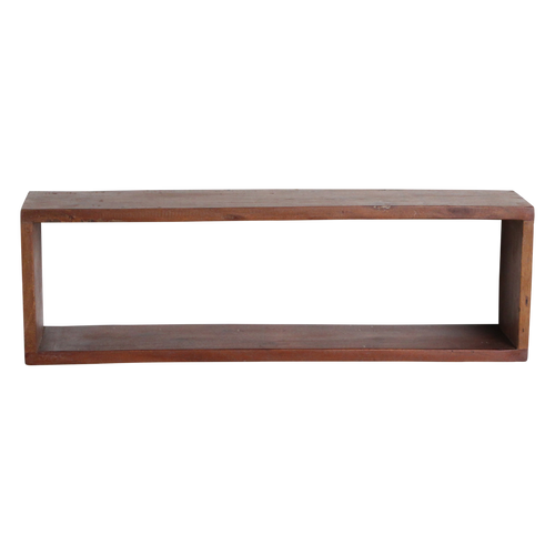 Raw Materials open wandplank - FSC-gerecycled hout - 70x15x22 cm - vtwonen shop