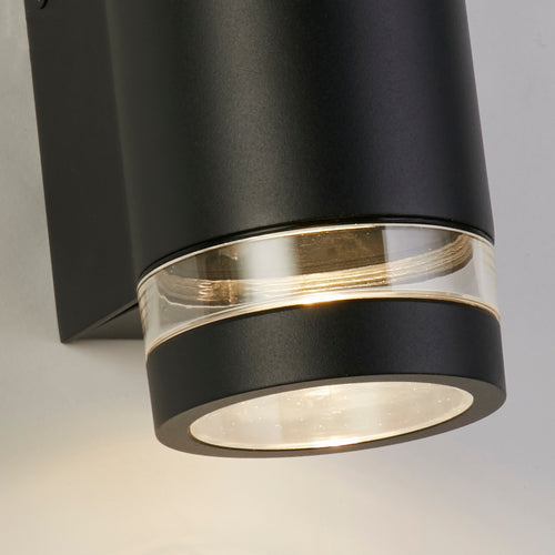 Searchlight Austin Buiten Up Down Wandlamp Zwart