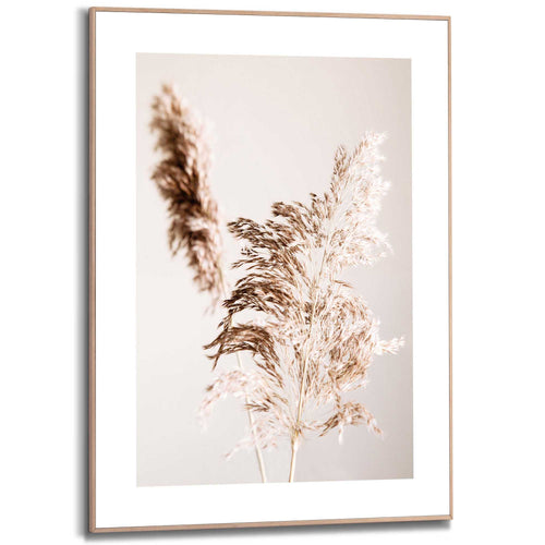 Reinders Shadow Grass schilderij -  beige - kantoor - 70x50cm