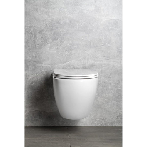 Isvea Wc Toilet Badkamer Hangend Wit Inclusief Softclose Toiletbril - vtwonen shop