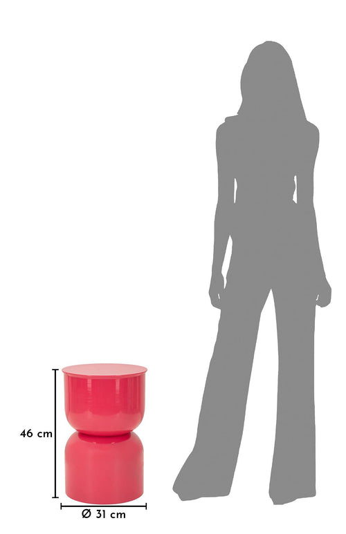 Mauro Ferretti bijzettafel - Ø 31x46 cm - fuchsia