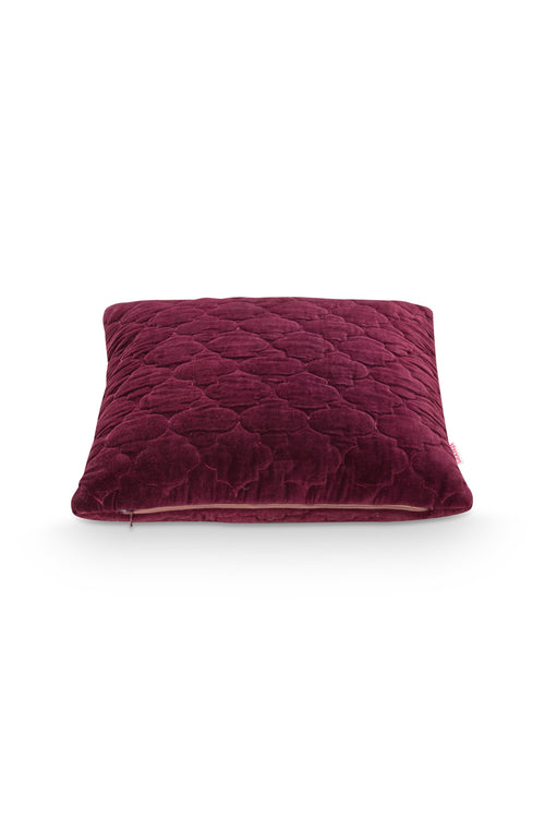 vtwonen Sierkussen Quilted - Burgundy - 45x45cm - vtwonen shop