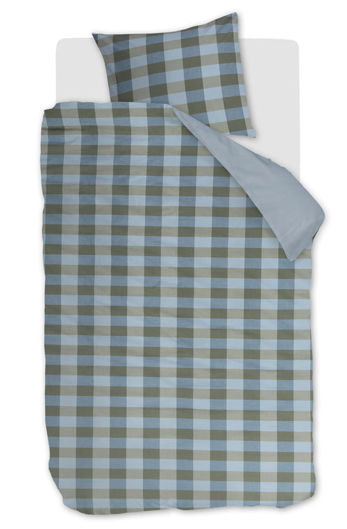 Beddinghouse Dekbedovertrek Marre - 140 x 200/220 cm - Blauw Groen