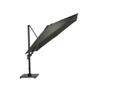 Garden Impressions Hawaii Deluxe parasol - 300x300 cm - carbon black- mos groen - vtwonen shop