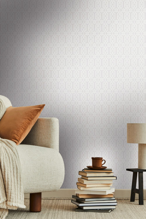 Livingwalls behang grafisch motief crème en grijs - 53 cm x 10.05 m - AS-390623 - vtwonen shop
