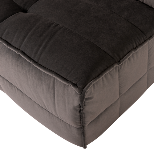 vtwonen 1-zits element Cluster - Velvet - Chocladebruin - 82x105x92