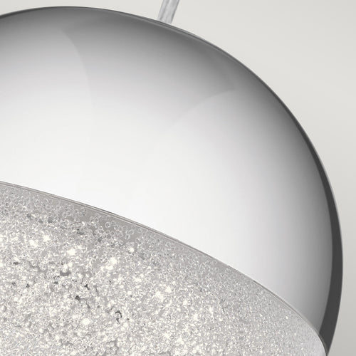 Elstead Kichler Moonlit Geïntegreerde bolvormige LED-plafondlamp, gepolijst chroom, 3000K