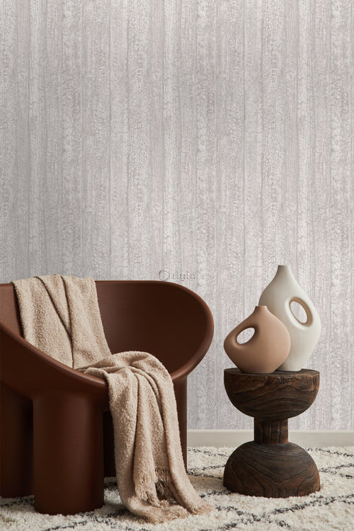 Origin Wallcoverings behang houtmotief donker beige - 53 cm x 10,05 m - 347530 - vtwonen shop