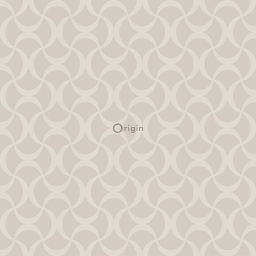 Origin Wallcoverings behang grafisch warm zilver - 53 cm x 10,05 m - 345739 - vtwonen shop