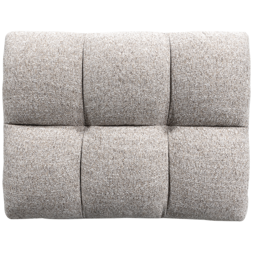 WOOOD hocker Allure - Geweven Stof - Naturel Melange