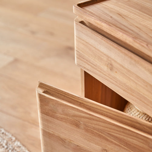 Tikamoon Nachtkastje voor kinderen van massief teakhout - Naturel - vtwonen shop