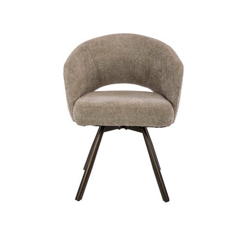 Giga Living Eetkamerstoel Salon - Zand/Bruin Cargo - Set van 2