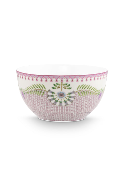 Pip Studio - Schalen - Lily & Lotus - Tiles - Lila - 15 cm - Set van 6
