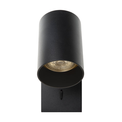 Atmooz wandlamp Nuo - zwart-zwart vanbinnen - 15 x 10 x H 12 cm - GU10